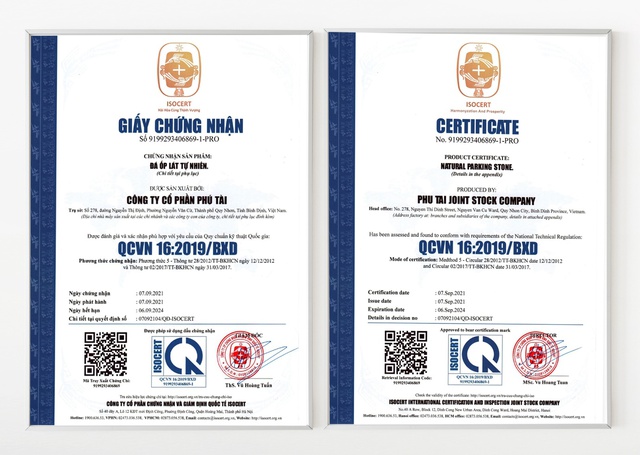 Công ty cổ phần Phú Tài đạt chứng nhận ISO 9001:2015 và Hợp quy Qcvn 16:2019/BXD - Ảnh 2.