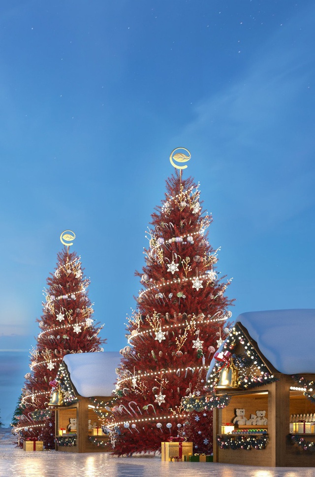 H&eacute; lộ điểm check-in Noel đẹp trụy tim: L&agrave;ng kẹo ngọt cổ t&iacute;ch tại Ecopark - Ảnh 2.