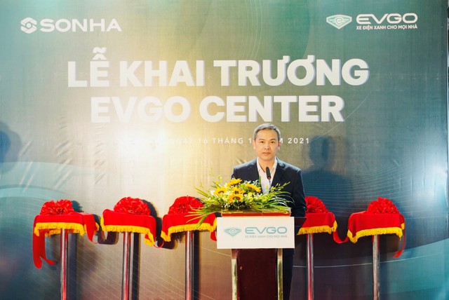 Xe m&aacute;y điện EVGO của tập đo&agrave;n Sơn H&agrave; ch&iacute;nh thức xuất hiện tại H&agrave; Nam - Ảnh 1.
