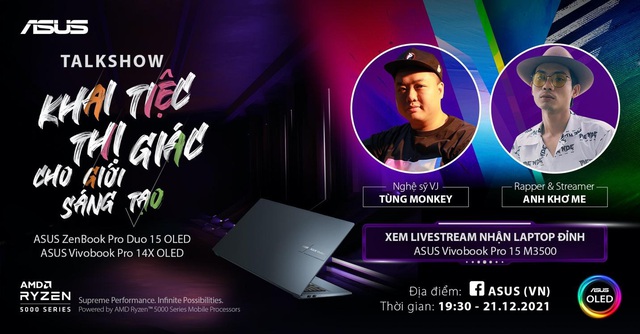 D&acirc;n s&aacute;ng tạo chuy&ecirc;n nghiệp c&ugrave;ng ASUS chia sẻ về &ldquo;Đại tiệc thị gi&aacute;c&rdquo; giữ lửa đam m&ecirc; - Ảnh 1.