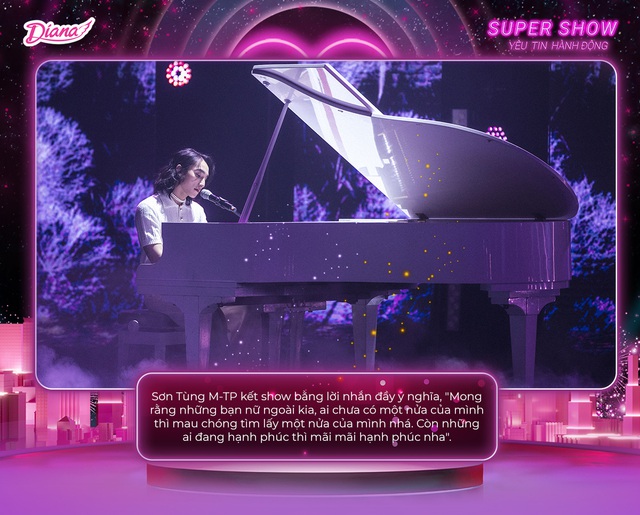 Đ&ecirc;m nhạc triệu view - Diana Super Show - Y&ecirc;u. Tin. H&agrave;nh động khiến cộng đồng mạng nức tim bởi độ ho&agrave;nh tr&aacute;ng v&agrave; th&ocirc;ng điệp &yacute; nghĩa - Ảnh 2.