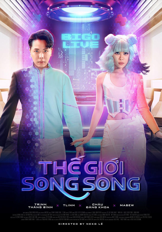 Bigo Live kết hợp tlinh, Trịnh Thăng Bình trong MV Thế giới song song - Ảnh 1.