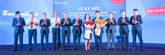 Sacombank và Dai-ichi Life Việt Nam nâng tầm hợp đồng đại lý bảo hiểm độc quyền - Ảnh 1.
