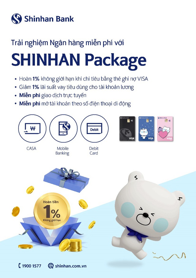 Ngân hàng Shinhan ra mắt gói “Shinhan Package” với các quyền lợi tối ưu - Ảnh 1.