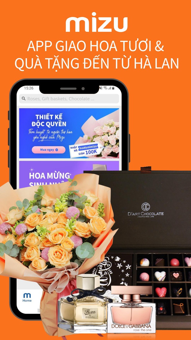 Giới trẻ thích mê với xu hướng tặng hoa tươi và quà trực tuyến, gửi ngàn lời yêu trên app Mizu đến từ Hà Lan - Ảnh 1.
