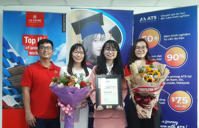 Nữ sinh viên Việt Nam đầu tiên giành học bổng 100% từ Đại học La Trobe Úc - Ảnh 3.