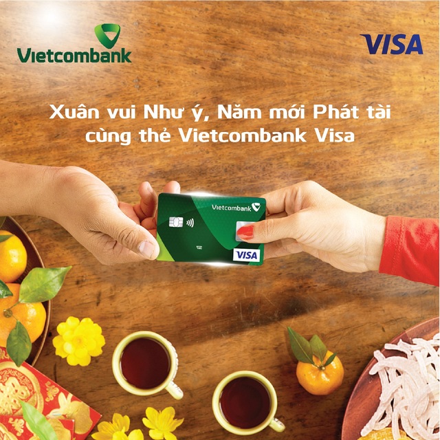 Xuân vui như ý, mua sắm thả ga cùng thẻ Vietcombank Visa - Ảnh 1.
