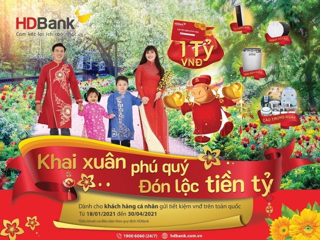 Cùng HDBank đón lộc tiền tỷ đầu năm - Ảnh 2.