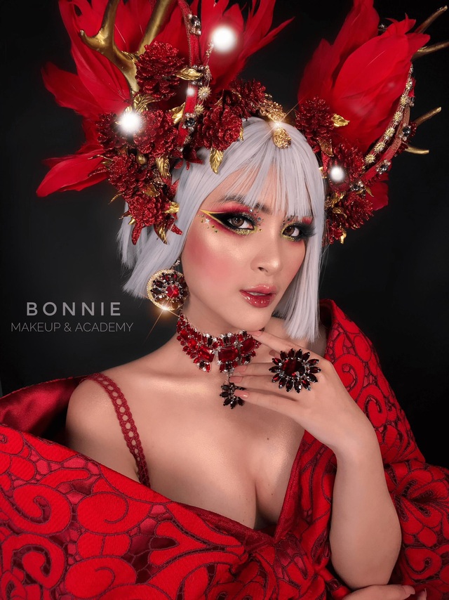 Biến hóa đa dạng với nhiều kiểu makeup độc lạ tại Hoàng Quyên Bonnie Makeup Academy - Ảnh 5.