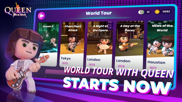 Queen Rock Tour – tựa game mobile độc quyền về ban nhạc Queen huyền thoại - Ảnh 3.