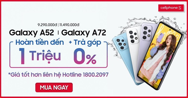 Galaxy A52 và A72 là bộ đôi smartphone sinh ra dành cho giới trẻ năng động - Ảnh 1.