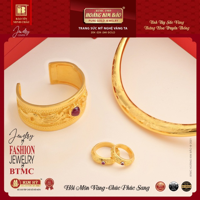 Nhẫn cưới Vàng Rồng Thăng Long - sản phẩm mới giàu ý nghĩa của Bảo Tín Minh Châu - Ảnh 4.