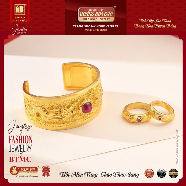 Nhẫn cưới Vàng Rồng Thăng Long - sản phẩm mới giàu ý nghĩa của Bảo Tín Minh Châu - Ảnh 5.