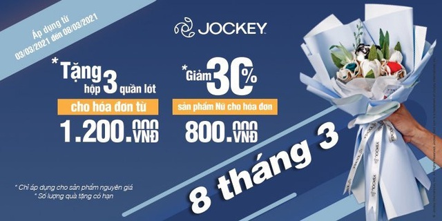 Cơn sốt b&oacute; hoa nội y Jockey 8/3 độc lạ: Tặng em sự bất ngờ - Ảnh 1.
