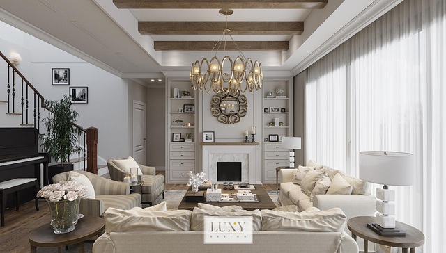 Phong cách bán cổ điển trong lĩnh vực thiết kế nội thất của Luxy Design - Ảnh 3.
