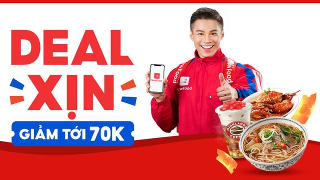 Cơ hội săn h&agrave;ng ngh&igrave;n deal xịn giảm tới 70K khi đặt m&oacute;n qua NowFood - Ảnh 1.