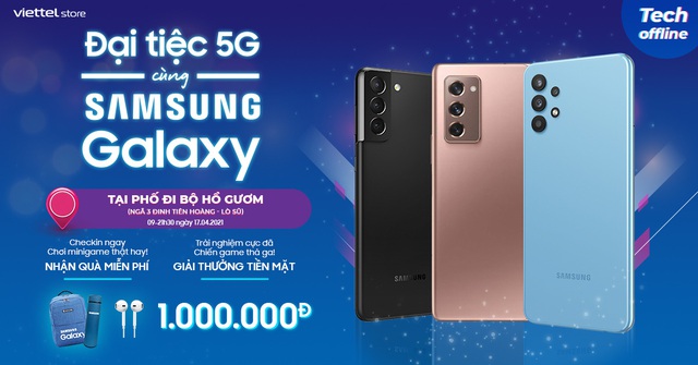 Người dân Thủ đô háo hức chờ đón đại tiệc 5G trên Phố đi bộ Hồ Gươm - Ảnh 1.