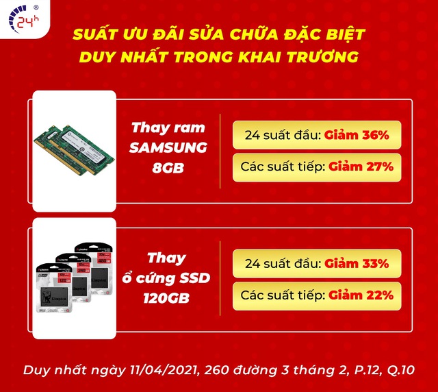 Bệnh Viện Điện Thoại/Laptop 24h khai trương chi nhánh thứ 10: thay pin 0đ, sạc dự phòng 24.000đ - Ảnh 3.