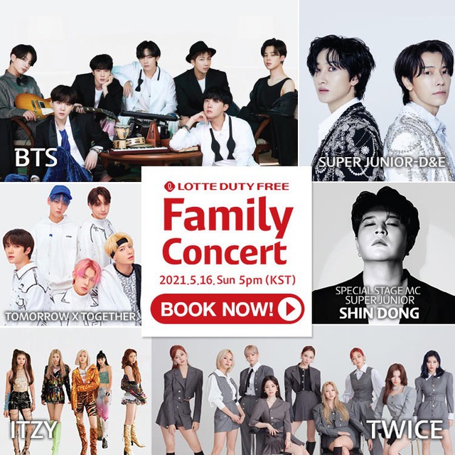 Bts Twice Tham Dự Lotte Duty Free Family Concert