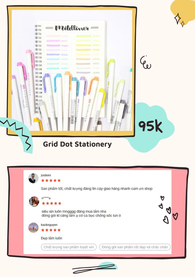 Khám phá loạt văn phòng phẩm vừa tiện vừa xinh có giá dưới 100K tại Shopee - Ảnh 5.