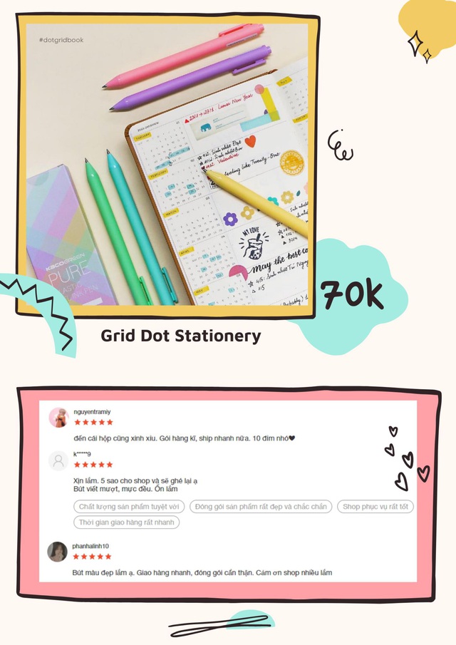 Khám phá loạt văn phòng phẩm vừa tiện vừa xinh có giá dưới 100K tại Shopee - Ảnh 6.