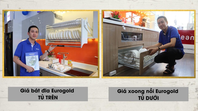 Cùng Bếp Xanh giúp bếp gọn hơn với 5 phụ kiện bếp Eurogold - Ảnh 1.