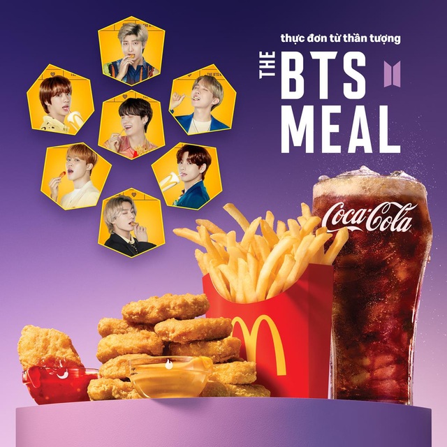 Cùng nhóm nhạc đình đám thế giới BTS thưởng thức Thực đơn từ thần tượng của McDonald’s - Ảnh 1.
