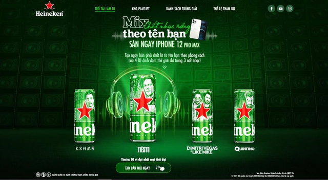 Heineken bắt tay Top DJs tung list nhạc EDM đỉnh cùng cơ hội “rinh” quà xịn cực dễ - Ảnh 2.