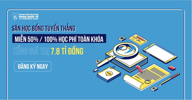 Khoa Quốc tế - ĐHQGHN tặng học bổng tổng giá trị lên tới 7,8 tỷ đồng - Ảnh 1.