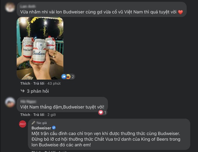 Budweiser nói là làm: Tặng 1.000.000 lon bia “khao” cổ động viên mừng kỳ tích Việt Nam lần đầu lọt vòng loại cuối World Cup 2022 - Ảnh 4.