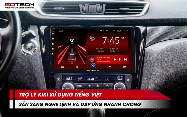 GOTECH - Màn hình ô tô thông minh tiên phong tích hợp trí tuệ nhân tạo của Việt Nam - Ảnh 1.