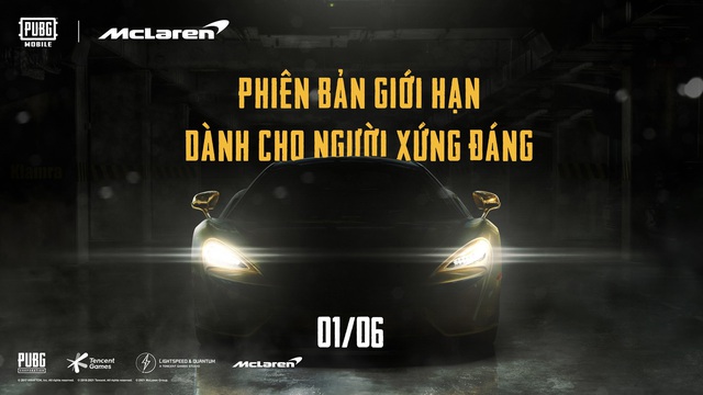 Hợp tác hãng xe McLaren, PUBG Mobile tung event hấp dẫn, siêu tốc bậc nhất làng game tháng 6 - Ảnh 1.