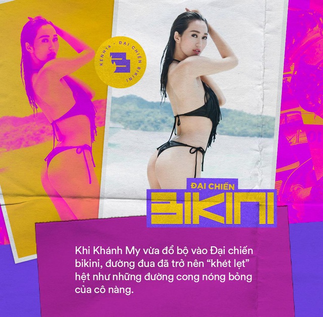 Loạt ảnh cực cháy tại minigame Đại chiến bikini: Khánh My “khét lẹt”, loạt Gen Z cũng không vừa - Ảnh 1.