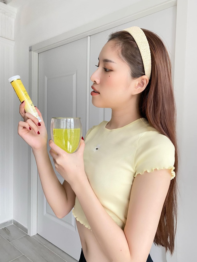 Dàn sao nữ review viên sủi hỗ trợ giảm cân: Vị chanh thơm ngon dễ uống, giúp giữ dáng đẹp eo thon - Ảnh 3.