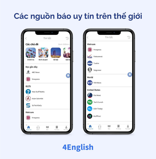 Ứng dụng Make in Vietnam giúp bạn vừa đọc báo vừa học tiếng Anh, một công đôi việc - Ảnh 2.