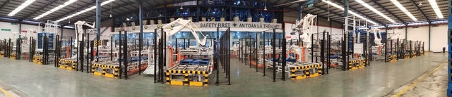 Mục sở thị hệ thống robot đóng bao thay thế 4 - 5 nhân công cùng lúc trong một dây chuyền sản xuất - Ảnh 3.