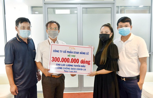 C&ocirc;ng ty YHL Star Hằng L&ecirc; ủng hộ 300 triệu đồng, chung tay c&ugrave;ng tuyến đầu chống dịch Covid-19 - Ảnh 1.