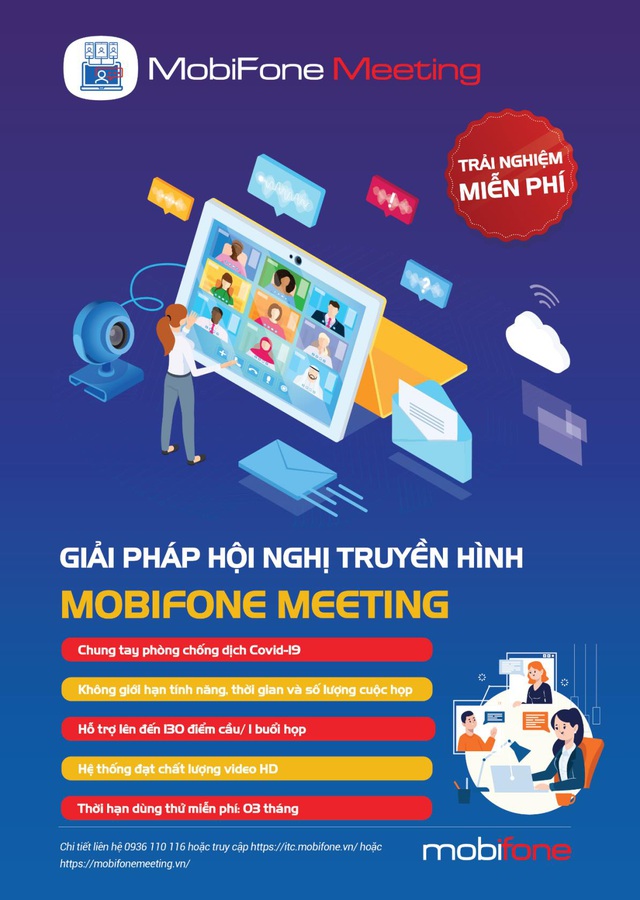 MobiFone Meeting – Giải pháp họp trực tuyến tiện ích trong thời đại công nghệ số [HOT]