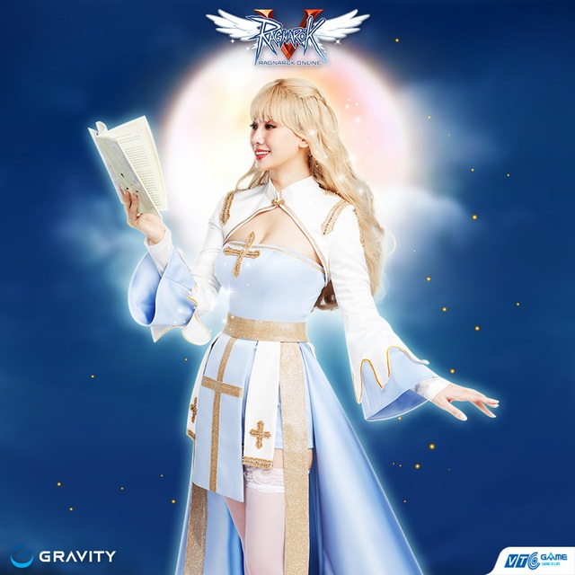 Tóc bạch kim vòng 1 lấp ló, Hari Won khoe full bộ ảnh cosplay nhân vật trong Ragnarok Online đẹp ná thở: game thủ say nắng hay là say Hari? - Ảnh 6.