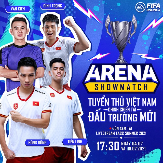 Cris Devil Gamer, Vinh Râu, Hùng Dũng cùng dàn tuyển thủ Việt Nam góp mặt trong gameshow mới của FIFA Online 4: ARENA Showmatch - Ảnh 2.