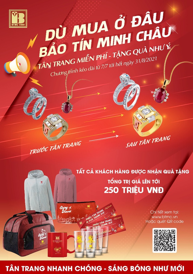 Bảo T&iacute;n Minh Ch&acirc;u miễn ph&iacute; t&acirc;n trang tất cả c&aacute;c loại trang sức, tặng qu&agrave; hấp dẫn - Ảnh 5.
