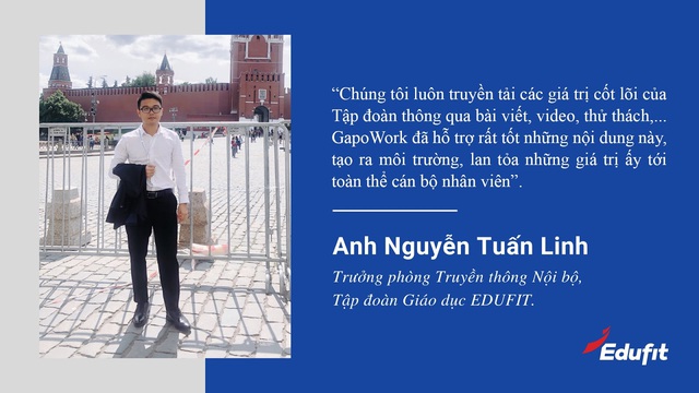 Tập đoàn giáo dục EDUFIT: “Chúng tôi làm việc giãn cách nhưng không xa cách với GapoWork” - Ảnh 1.