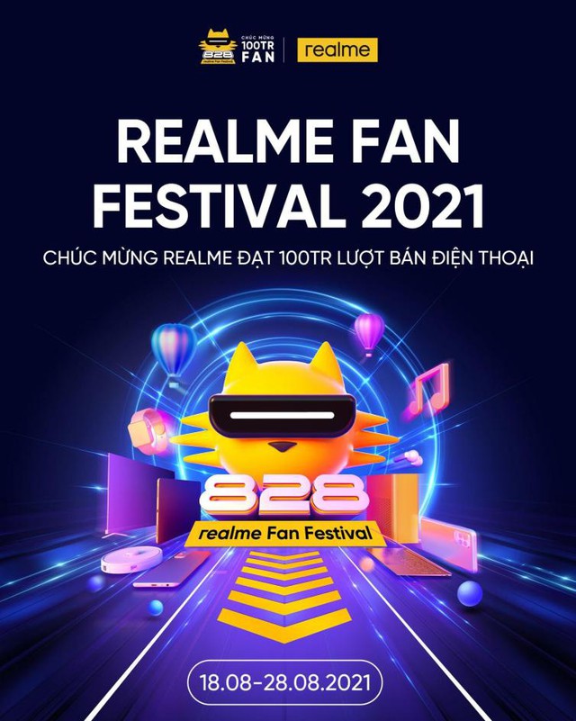 Th&aacute;ng 8 s&ocirc;i động với chuỗi sự kiện c&oacute; một kh&ocirc;ng hai trong realme Fanfest 2021 - Ảnh 1.