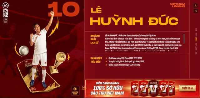 Các huyền thoại bóng đá Việt Nam bất ngờ xuất hiện trong Fifa Online 4 - Ảnh 3.