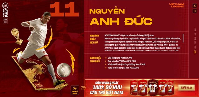 Các huyền thoại bóng đá Việt Nam bất ngờ xuất hiện trong Fifa Online 4 - Ảnh 9.