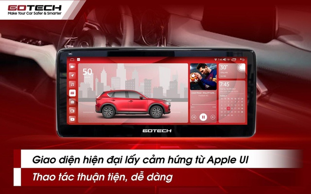 GOTECH trình làng “bom tấn” dành cho Mazda tích hợp AI với ngôn ngữ thiết kế Apple UI vạn người mê - Ảnh 4. GOTECH trình làng “bom tấn” dành cho Mazda tích hợp AI với ngôn ngữ thiết kế Apple UI vạn người mê - Ảnh 4.