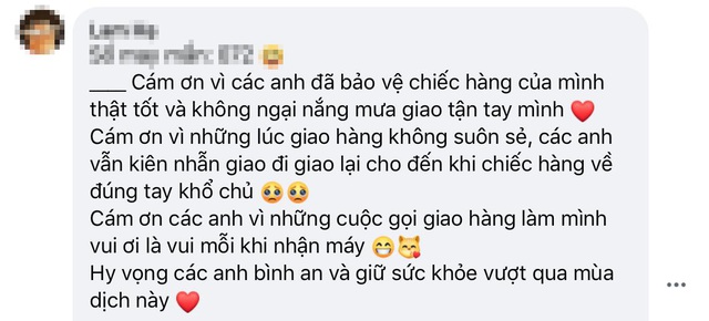 Nhận hàng từ shipper, cộng đồng mạng mừng hơn bắt được vàng cùng loạt chia sẻ nghe ấm lòng ngày dịch - Ảnh 9.