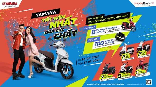 Mua xe máy Yamaha - “Tiết kiệm nhất, nhận quà cực chất” - Ảnh 1.