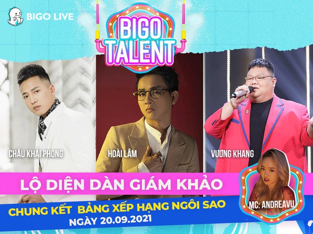 Lộ diện dàn giám khảo ngồi “ghế nóng” cuộc thi Bigo Talent 2021 - Ảnh 1.