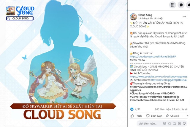 Cloud Song VNG công bố người đồng hành: Chính là nữ streamer nổi tiếng và mỹ nhân của nhóm hài triệu view - Ảnh 1.